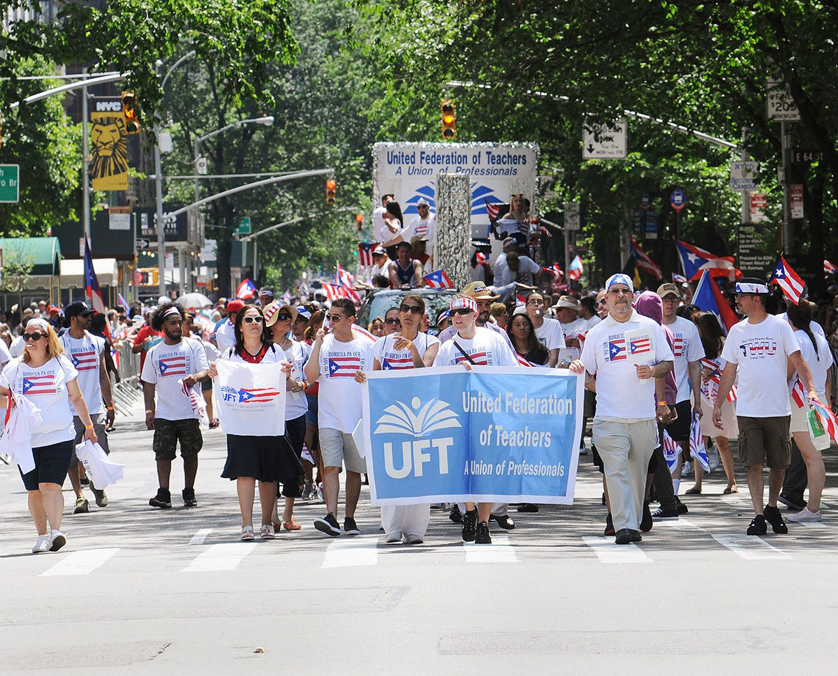 Puerto Rican Day Parade United Federation of Teachers