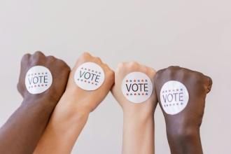 vote stickers - election