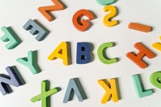 letters child care toys